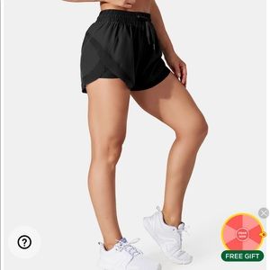 Halara Drawstring Contrast Mesh 2-in-1 Shorts
